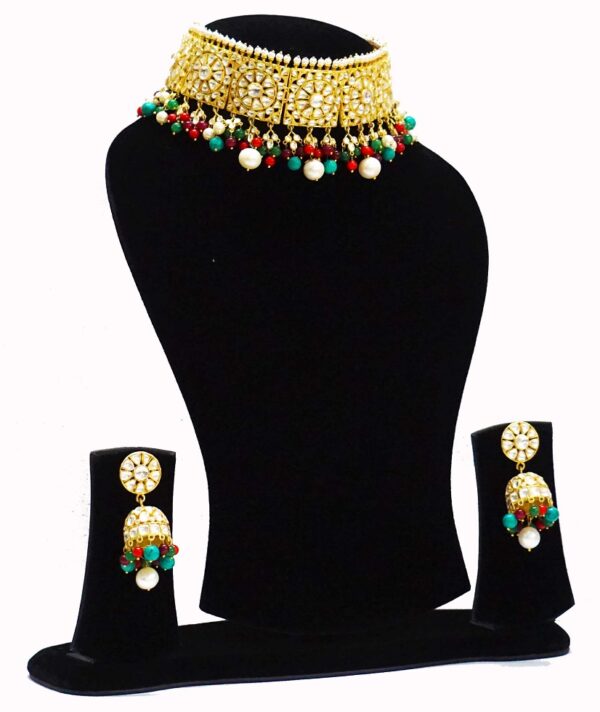 Color Bridal Chokar Set