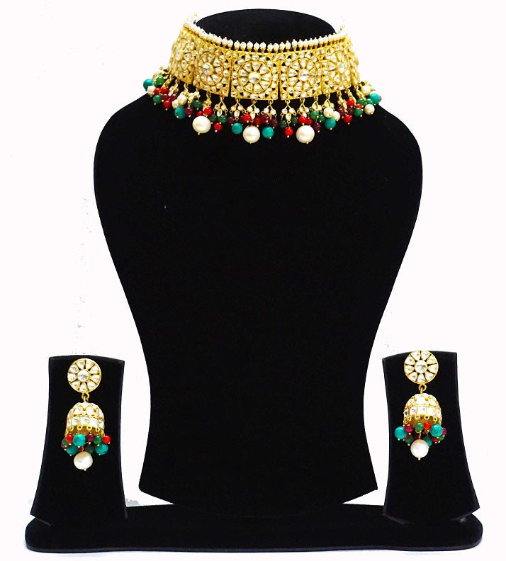 Color Bridal Chokar Set