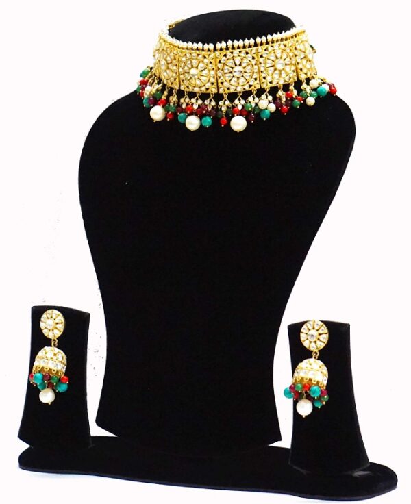 Color Bridal Chokar Set