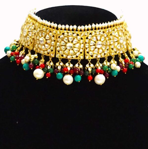 Color Bridal Chokar Set