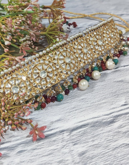 Color Bridal Chokar Set