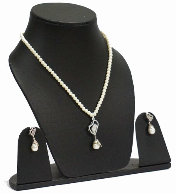Heart Diamond Necklace Set