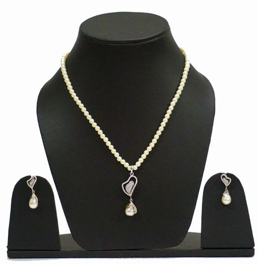 Heart Diamond Necklace Set