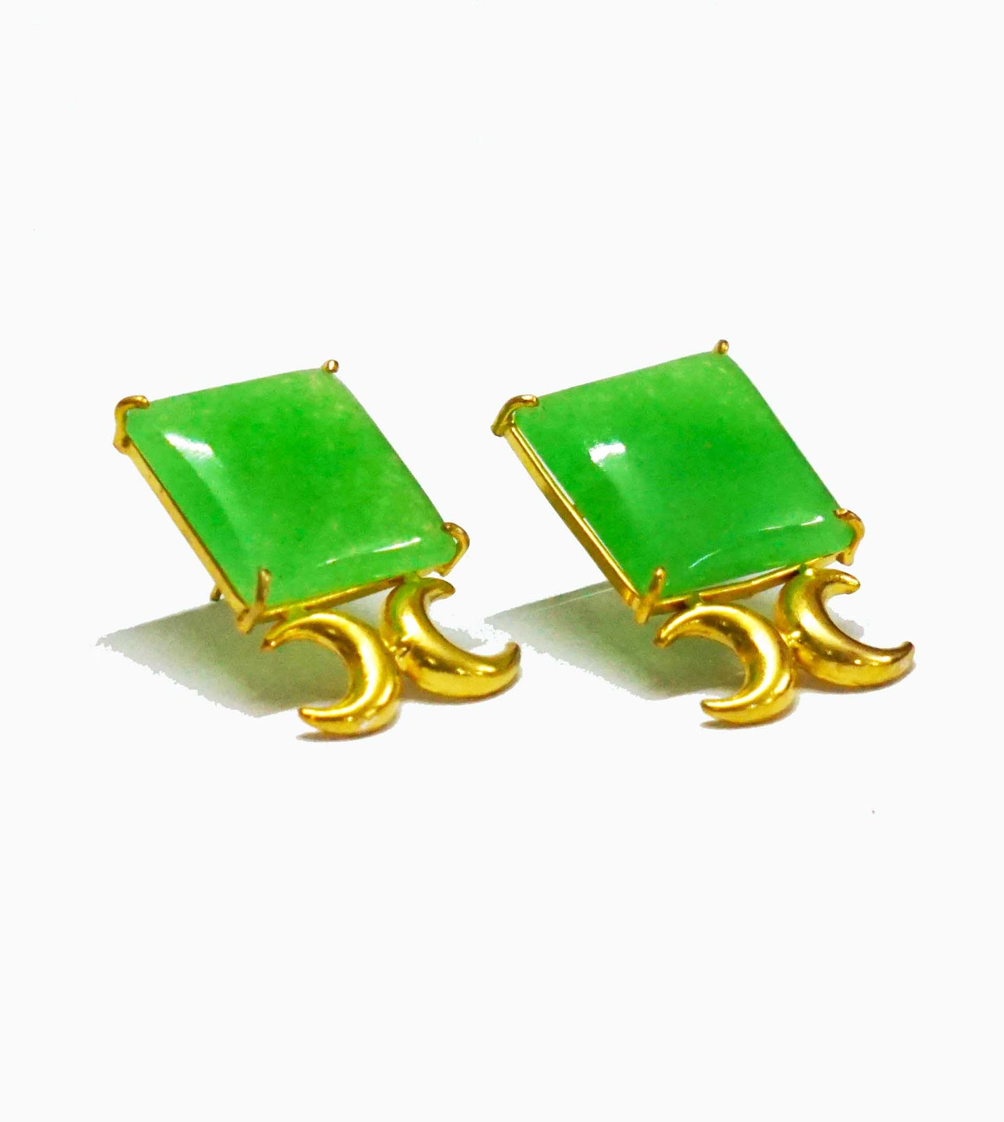 Jade Square Stud