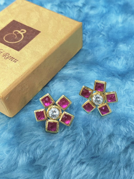 Petal Flower Stud