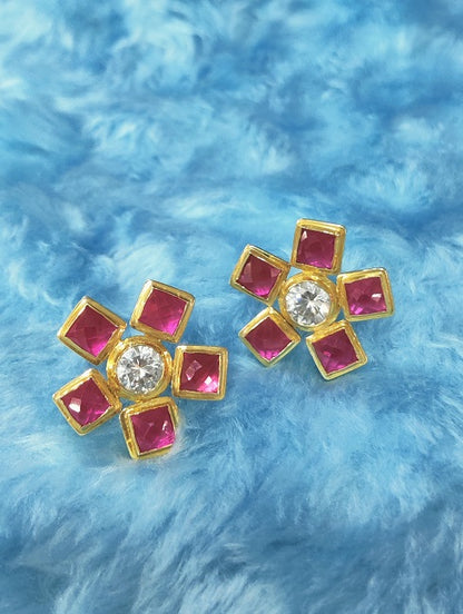 Petal Flower Stud