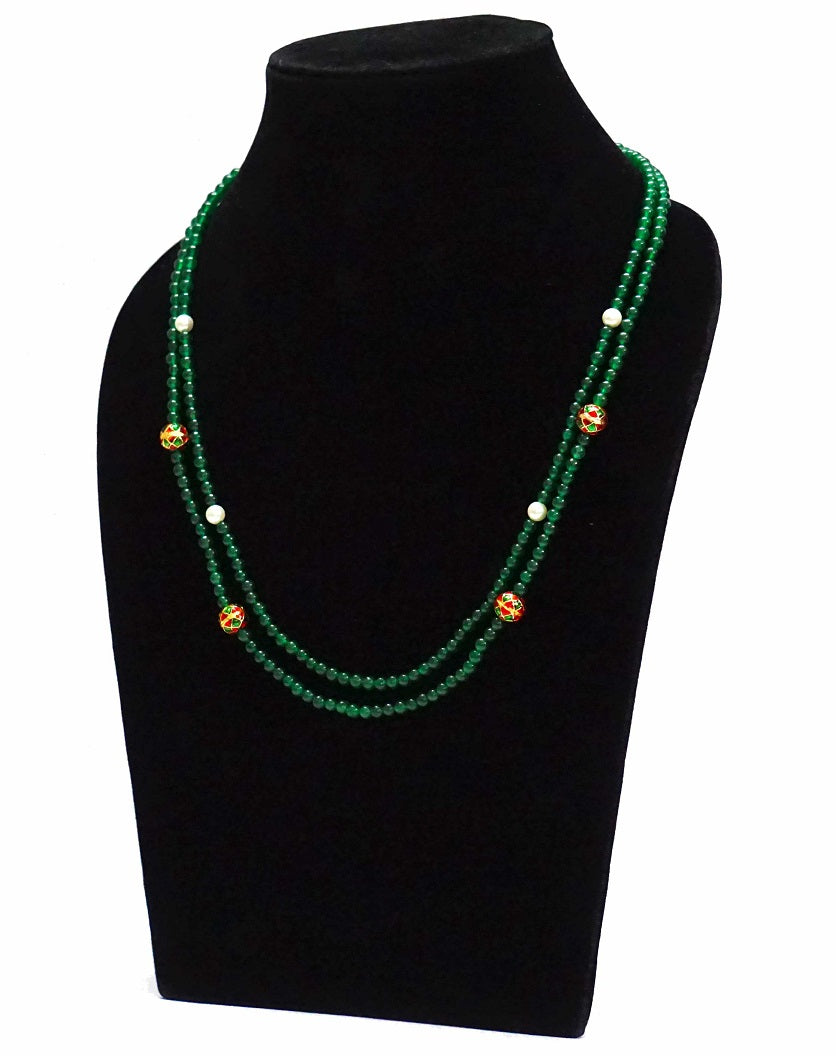 Green Bead Necklace