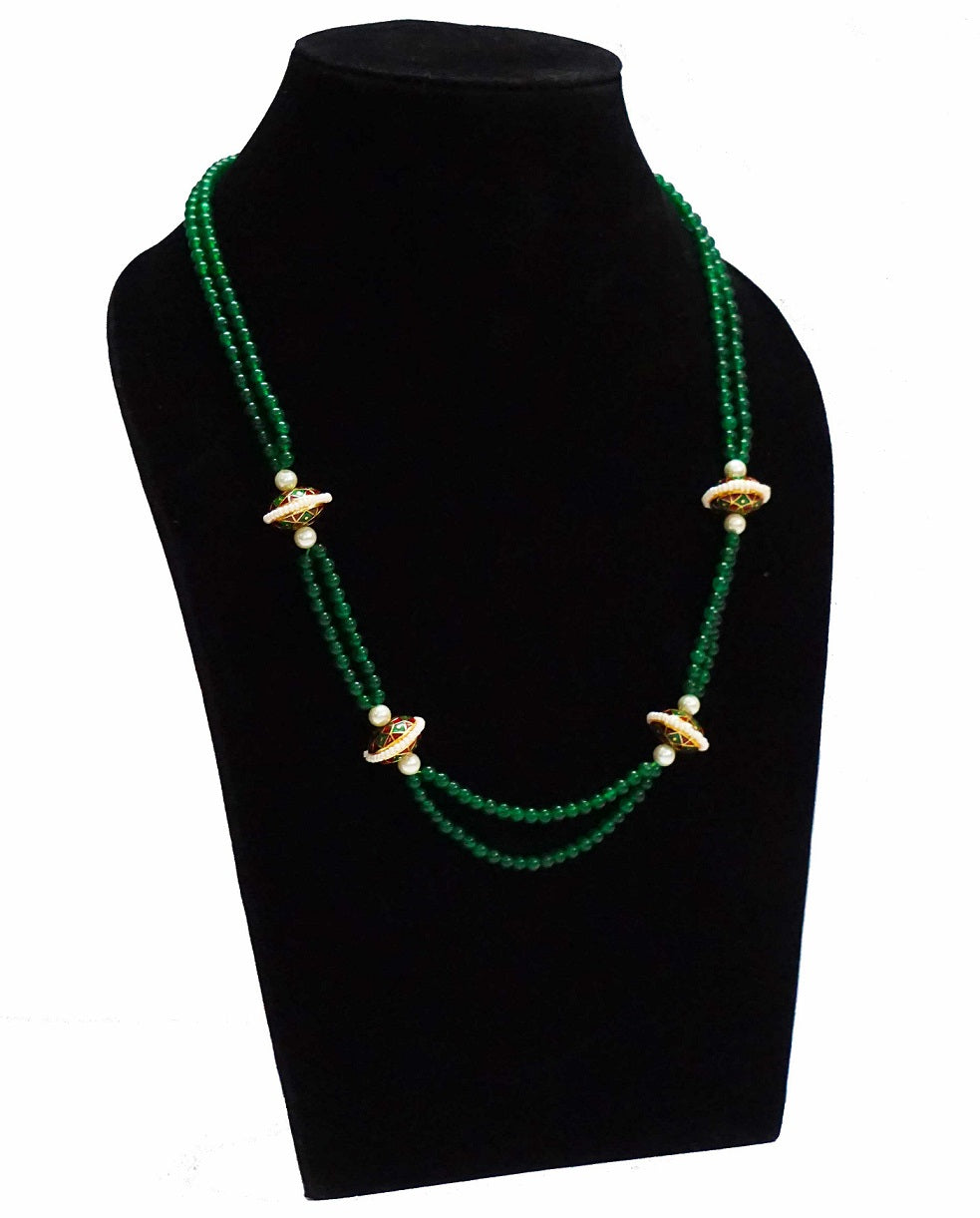 Green Bead Necklace
