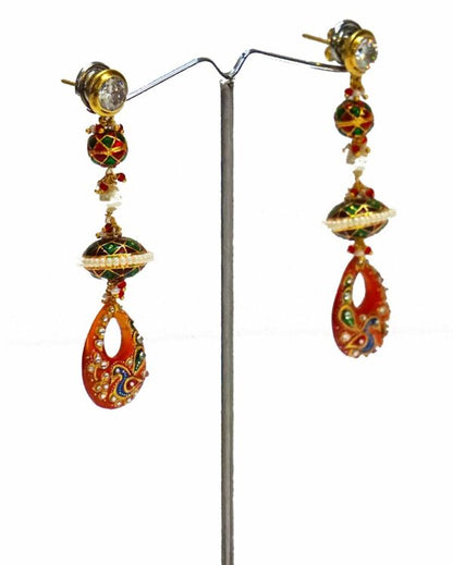 Red Painted Dangler