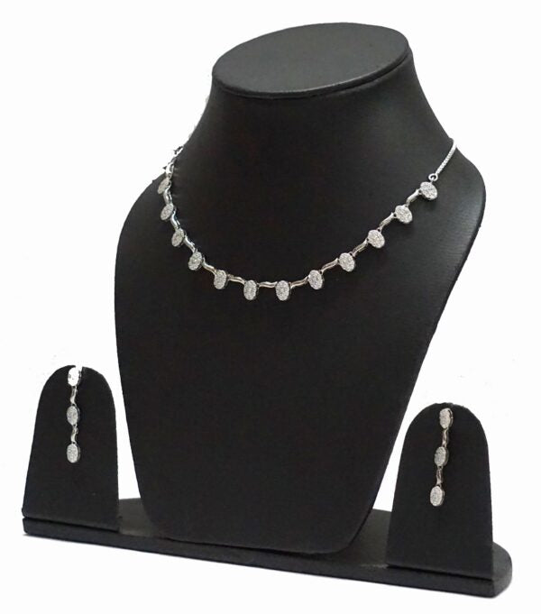 Oval Designer Necklace Set