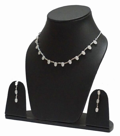 Oval Designer Necklace Set