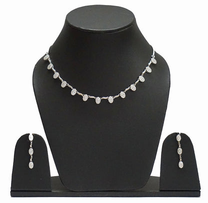 Oval Designer Necklace Set