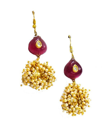 Red Stone Pearl Heaven Dangler