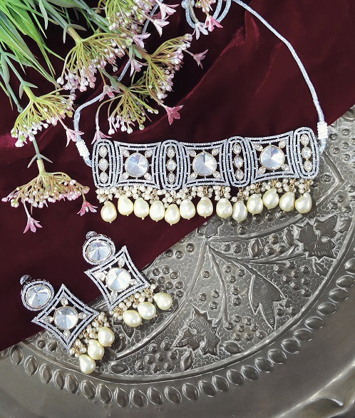 Alankar Victorian Chokar Necklace Set