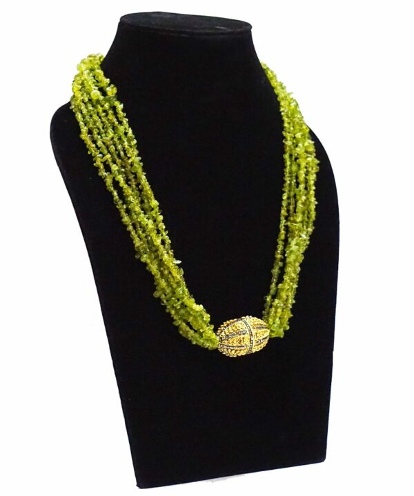 Aventurine Green Opera Necklace