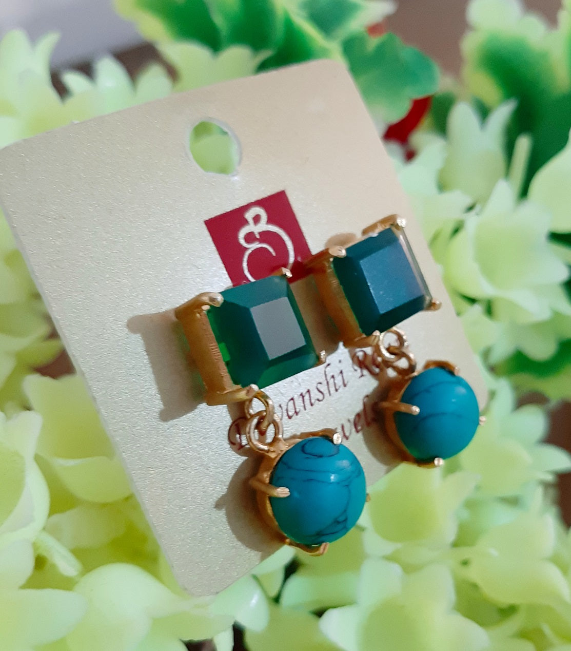 Turquoise Green Dangler