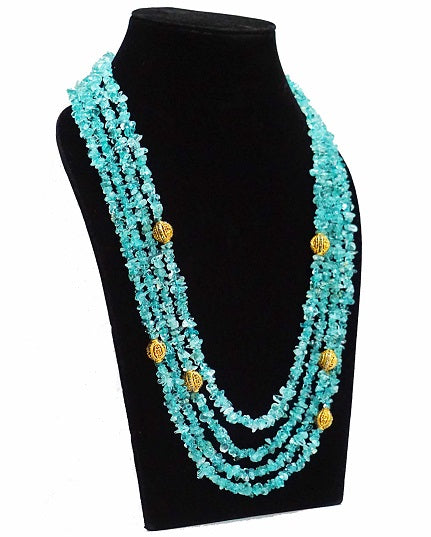 Aquamarine Layered Necklace