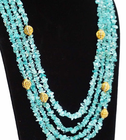 Aquamarine Layered Necklace