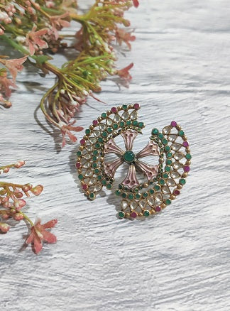 Pink City Meenakari Ring