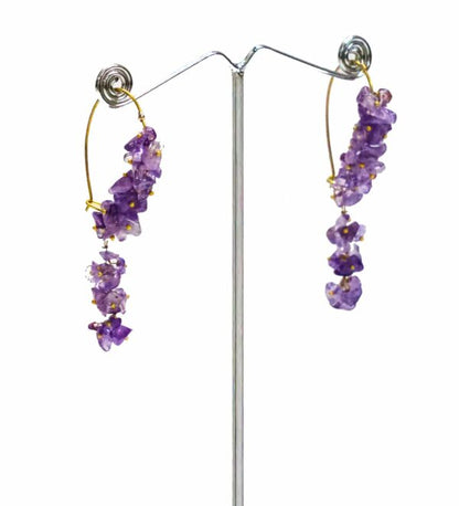 Amethyst Drop Dangler