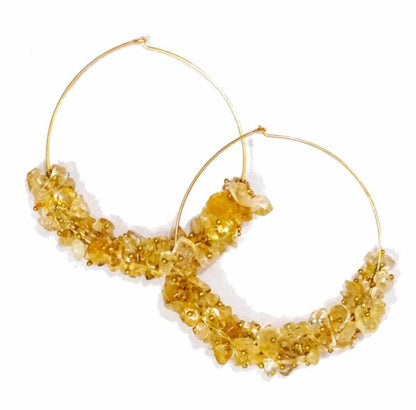 Amber Round Dangler