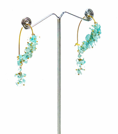 Aquamarine Drop Dangler