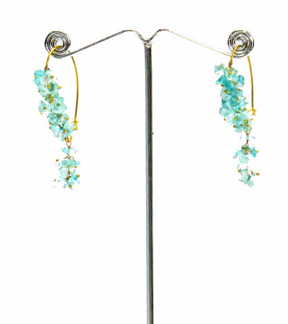 Aquamarine Drop Dangler