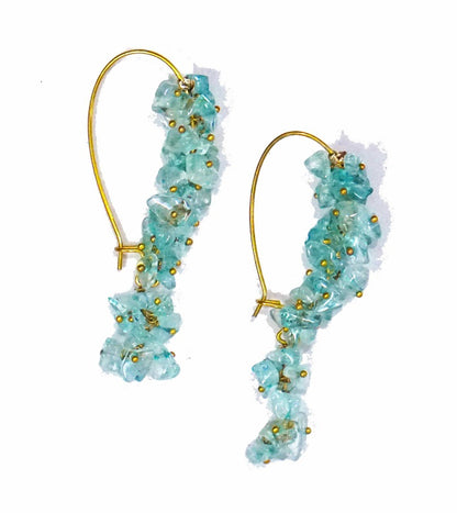 Aquamarine Drop Dangler