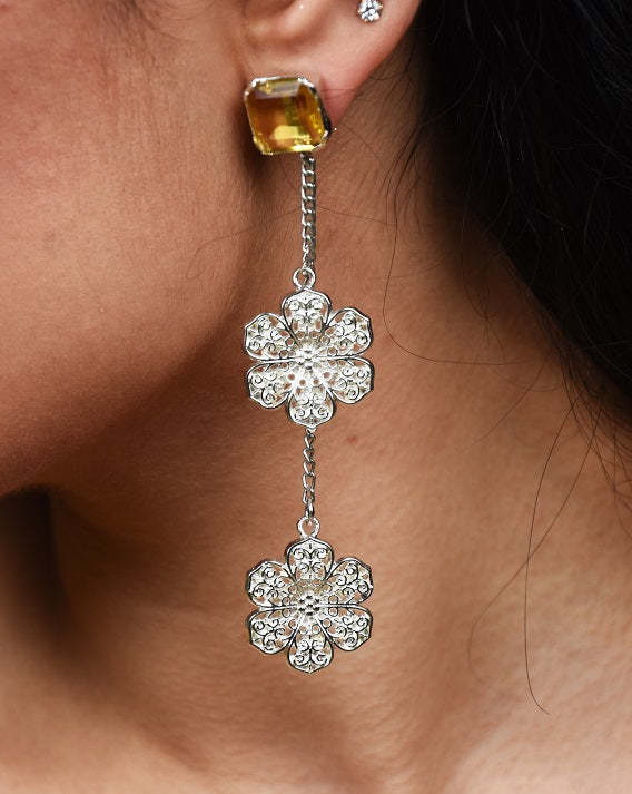 Citrine Flower Dangler
