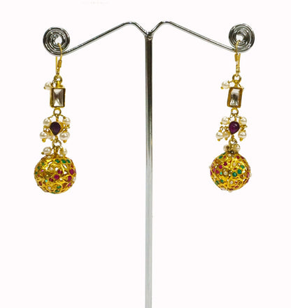Bridal Aari Drop Earring