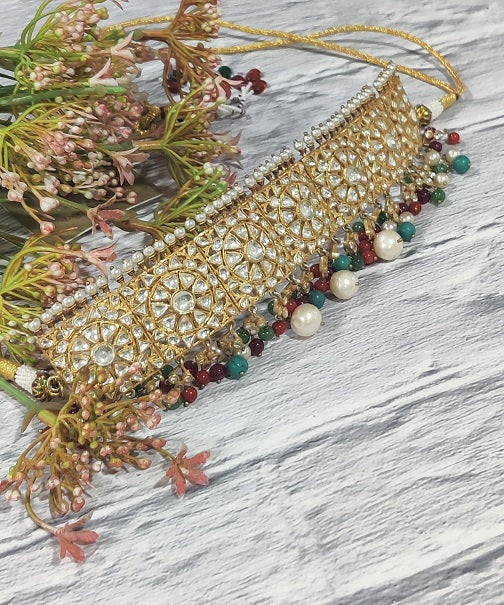 Color Bridal Chokar Set