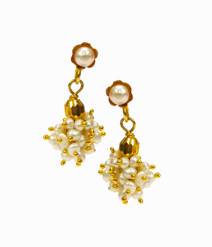 Pearl Ball Drop Earring