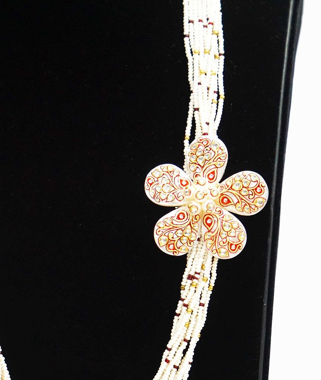 Flower Paint Princess Necklace