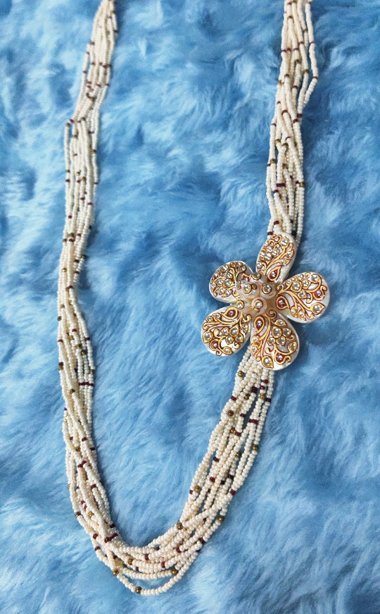 Flower Paint Princess Necklace