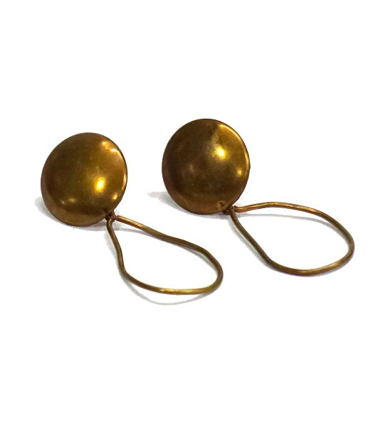 Round Pear Wire Dangler