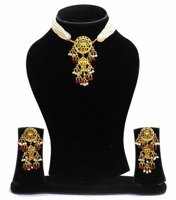 Aari Chick Mini Red Necklace Set