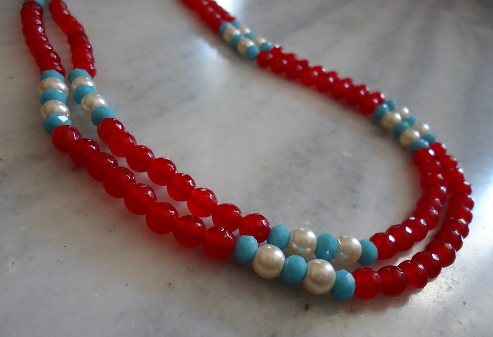 Red & Turquoise Necklace