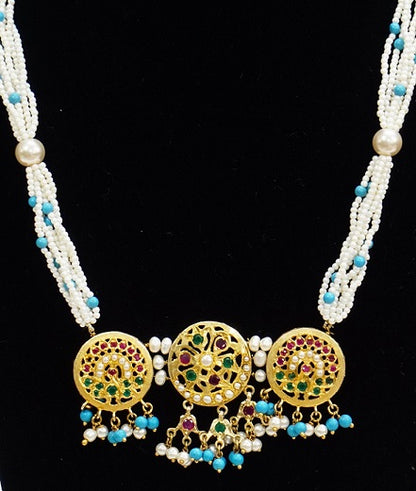 Aari Round Designer Necklace Set