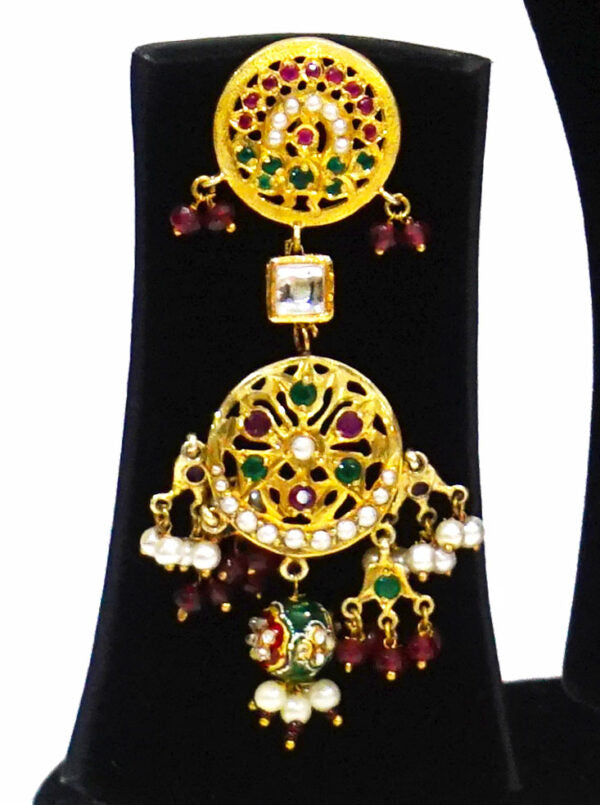 Aari Pearl Designer Necklace Set