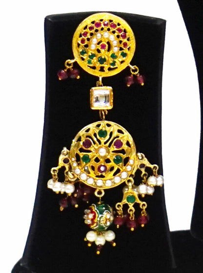 Aari Pearl Designer Necklace Set