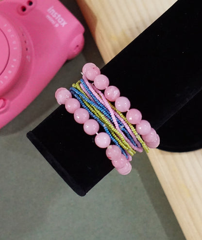 Rose Quartz Hand Bracelet