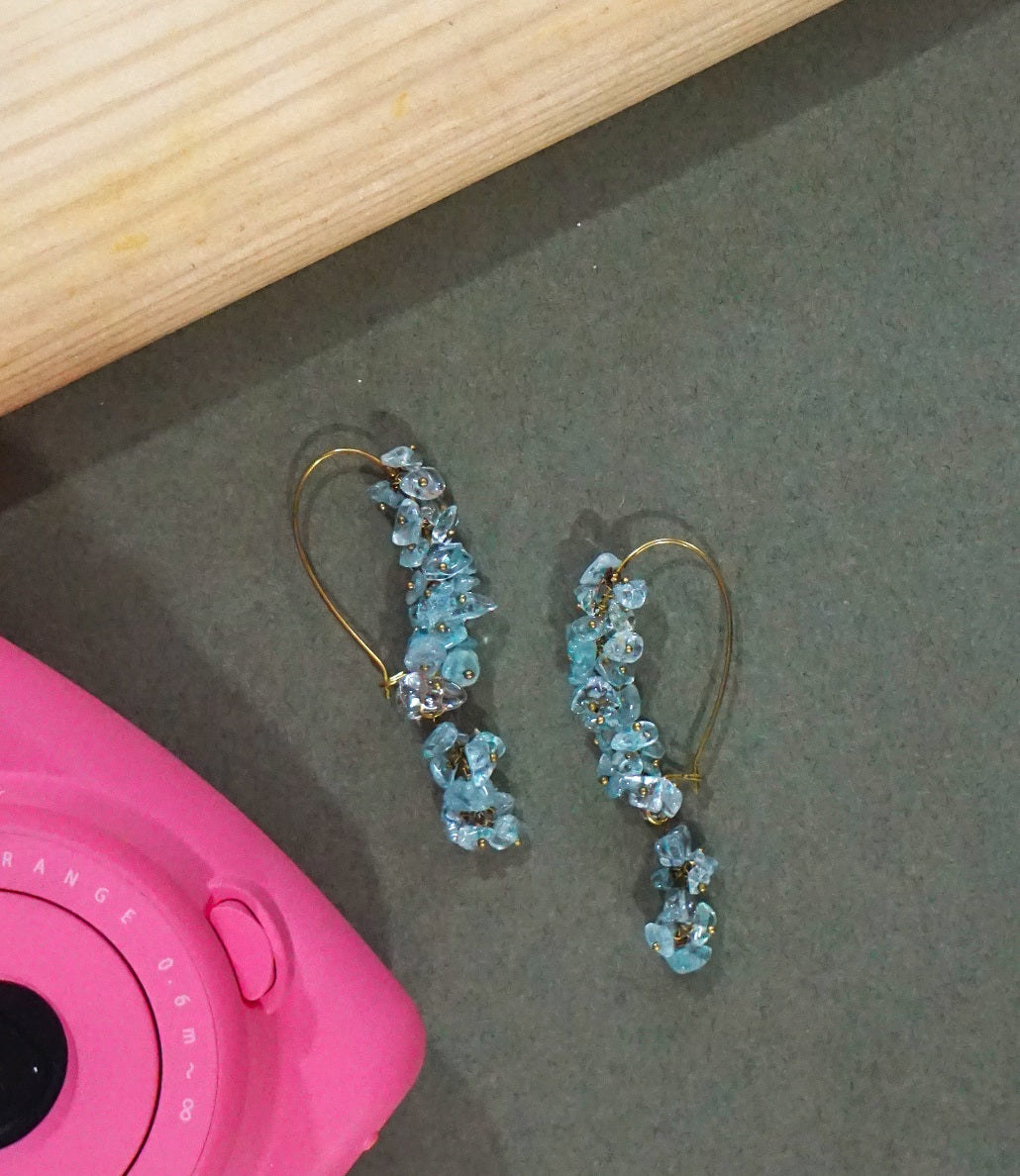 Aquamarine Drop Dangler