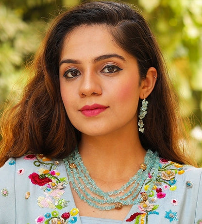 Aquamarine Layered Necklace