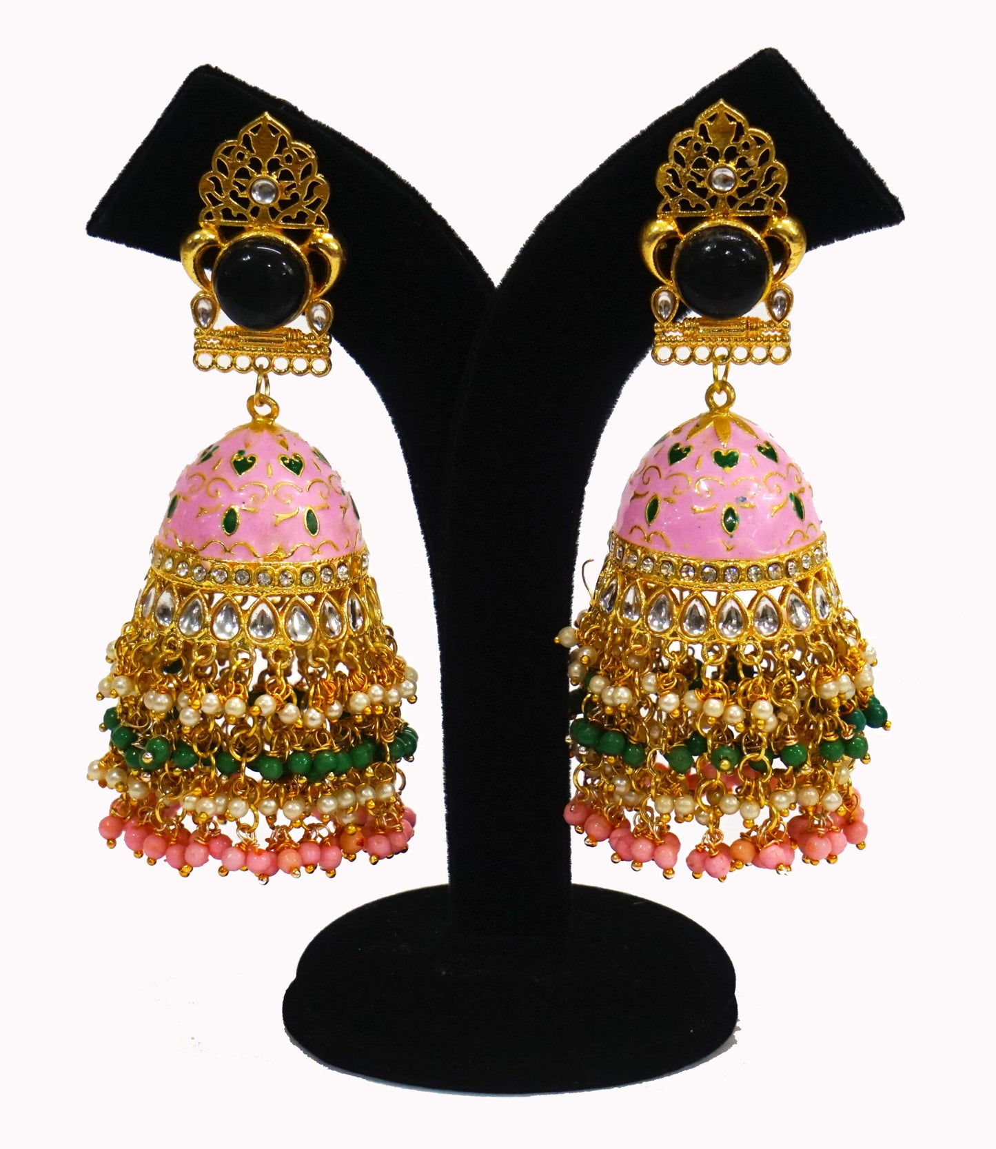 Alankar Pink Jhumki