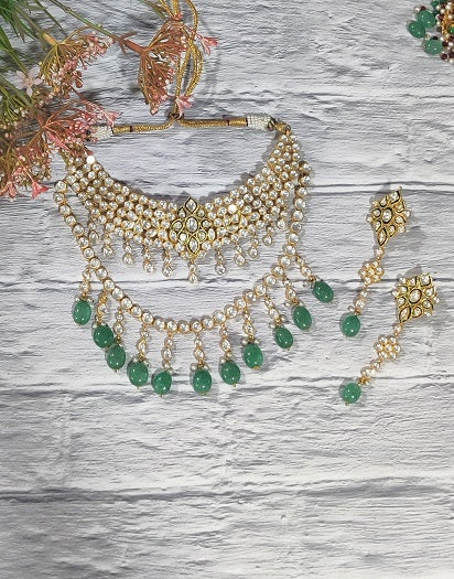 Green Line Bridal Set