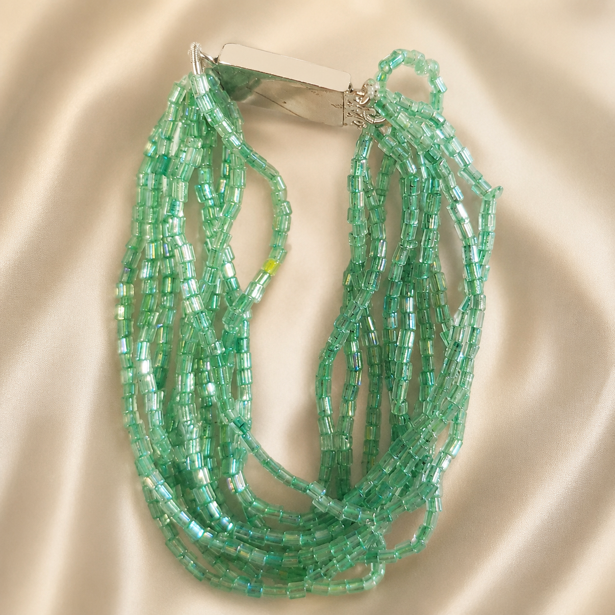 Mint Green Bunch Bracelet
