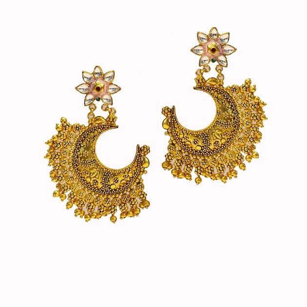 Pink City Temple Art Danglers