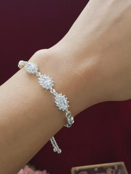Diamond Silver Bracelet