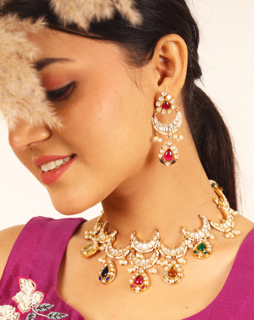 The Charm of Antique Indian jewelry with modern Esembles